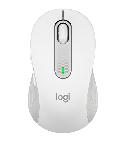 Мышь беспроводная Logitech Signature M650 белый, 4000 dpi, радиоканал, Bluetooth, USB, кнопки - 5
