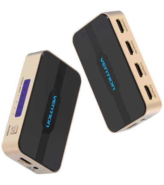 Разветвитель - сплиттер Vention HDMI 19F/4x19F на 4 монитора ACCG0