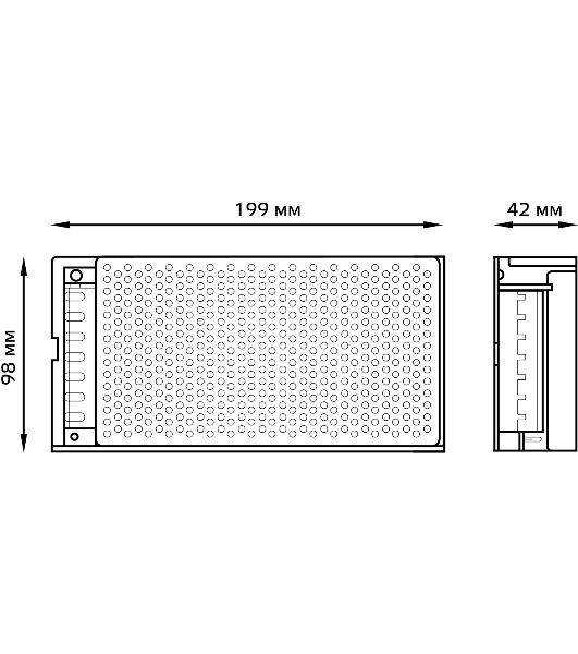 Блок питания GAUSS LED STRIP PS 150W 12V