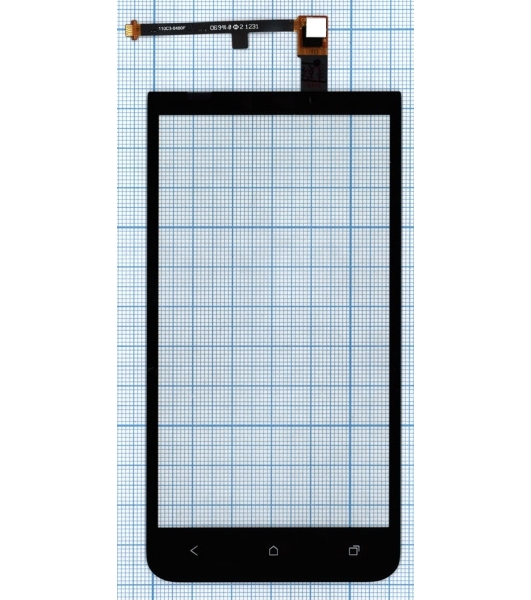 Сенсорное стекло (тачскрин) для HTC One XC X720d, черное