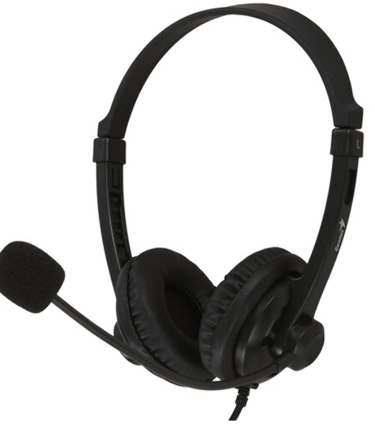 Гарнитура Genius HS-230U чёрный, проводная, USB Type-C