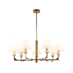 Люстра Ambrella light LH75162/7 BS/FR латунь/белый матовый E14*7 max 40W D890*580, фото10