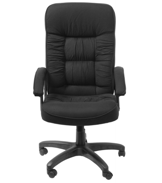 Кресло руководителя Бюрократ T-9908AXSN-Black черный 80-11, ткань, крестовина пластиковая