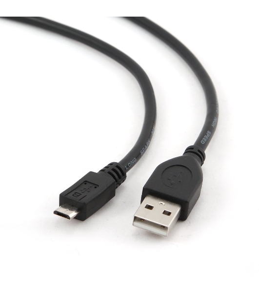 Кабель USB2.0 Pro Cablexpert CCP-mUSB2-AMBM-10, AM/microBM 5P, 3м, экран, черный, пакет