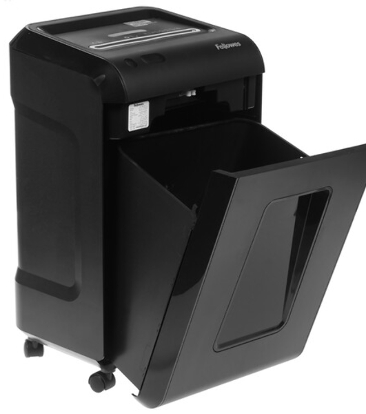 Шредер Fellowes Powershred 92Cs FS-1719301 P-4, 4х38мм, 18лст., 25лтр., уничтожает: скобы, карты, скрепки, CD