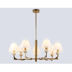 Люстра Ambrella light LH75162/7 BS/FR латунь/белый матовый E14*7 max 40W D890*580, фото9