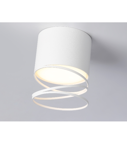 Светильник Ambrella light TN71103 WH белый GX53 max 12W D82*110