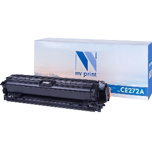 Картридж лазерный NVPrint совместимый HP CE272A Yellow для LJ Color CP5520 (15000k)
