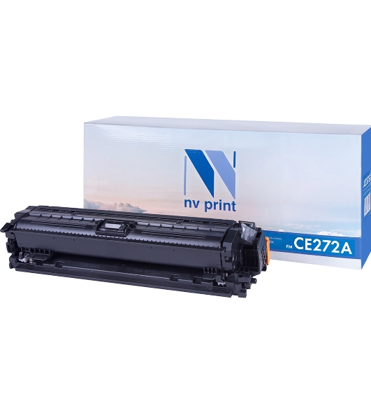 Картридж лазерный NVPrint совместимый HP CE272A Yellow для LJ Color CP5520 (15000k)