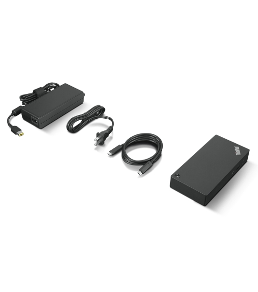 USB-концентратор Lenovo ThinkPad 40AY0090EU, USB Type-C, USB/USB Type-C/RJ-45/HDMI/DisplayPort/mini-jack 3.5мм, USB