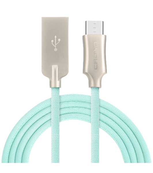 Кабель Crown USB - microUSB CMCU-3132M light blue