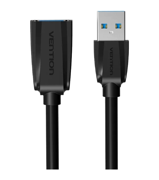 Кабель-удлинитель Vention USB 3.0 AM/AF - 1.5м Black Edition
