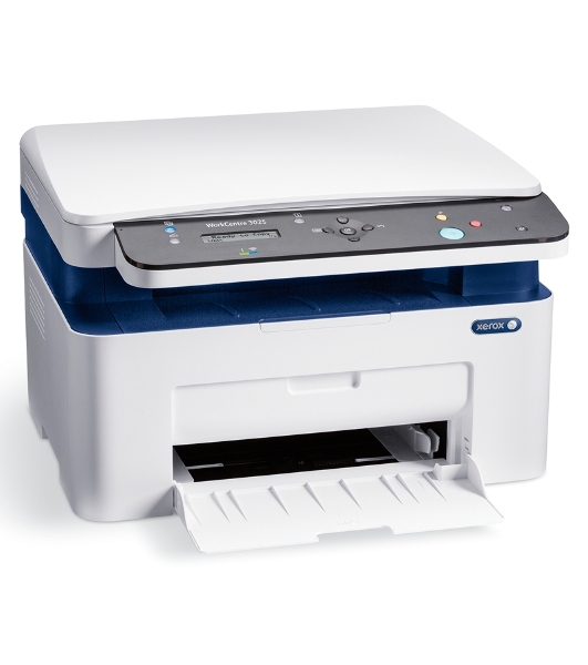 МФУ лазерное Xerox WorkCentre 3025BI (WC3025BI#), A4, ч/б, печ. до 20 стр/мин., скан. до 17 стр/мин. (ч/б) 4 стр/мин. (цвет), 1200 x 1200 dpi (печать) 600 x 600 dpi (скан.), Wi-Fi, USB, Air Print