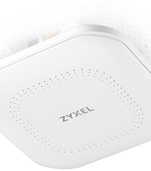 Точка доступа Zyxel NebulaFlex NWA90AX PRO, WiFi 6, 802.11a/b/g/n/ac/ax (2,4 и 5 ГГц), MU-MIMO, антенны 3x3, до 575+2400 Мбит/с, 1xLAN 2.5GE, PoE, защита от 4G/5G, БП в комплекте