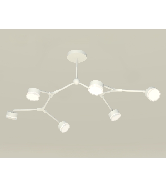 Светильник Ambrella light XB9055204/6 SWH/FR/CL белый песок/белый матовый/прозрачный GX53 (C9055, N8399)