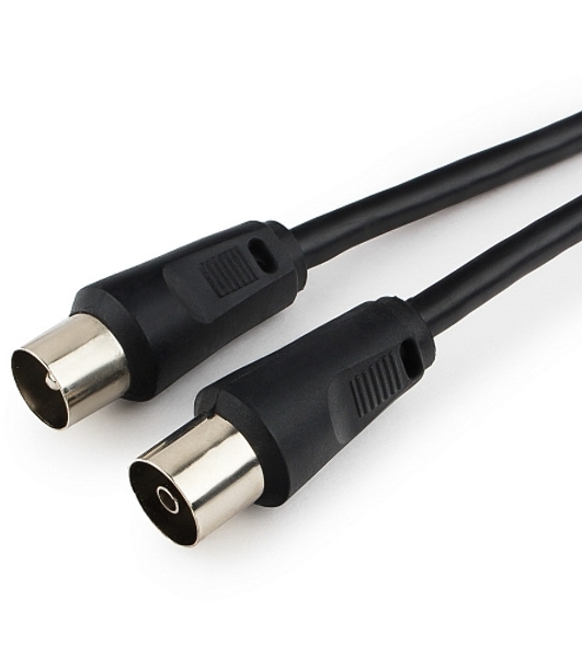 Кабель телевизионный Cablexpert Coaxial M/F, 1.8м