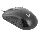 Мышь проводная Defender Optimum MB-160 черный, 1000 dpi, USB, кнопки - 3, фото9