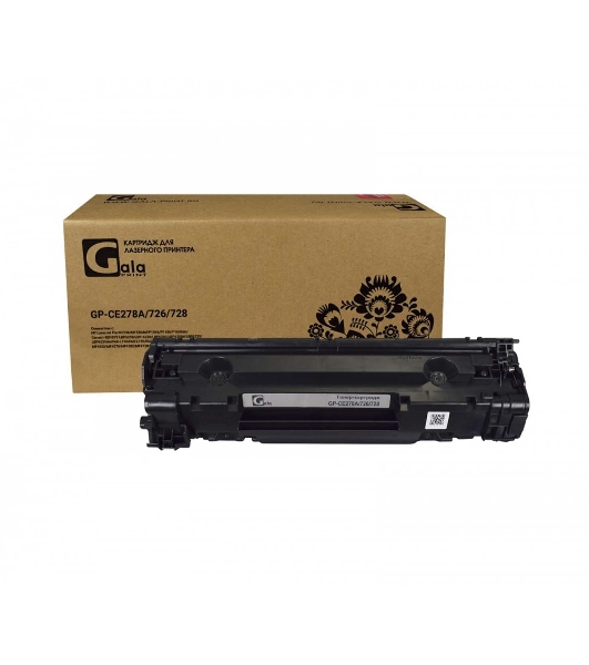 Картридж лазерный GalaPrint GP-CE278A/726/728 черный (2100 стр.) для HP LJ P1560/P1566/P1600/P1606dn/M1536 Canon i-Sensys MF4410/4420/4430/4450/4550d/4570d/4580dn/4780/D520/LBP-6200D