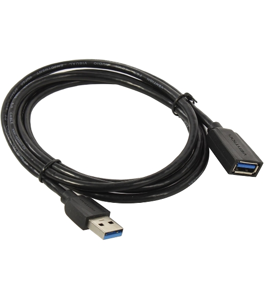Кабель-удлинитель Vention USB 3.0 AM/AF - 1.5м Black Edition
