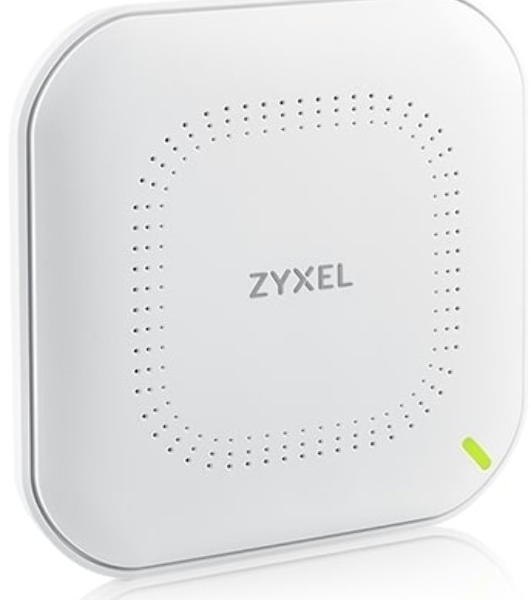 Точка доступа Zyxel NebulaFlex NWA90AX PRO, WiFi 6, 802.11a/b/g/n/ac/ax (2,4 и 5 ГГц), MU-MIMO, антенны 3x3, до 575+2400 Мбит/с, 1xLAN 2.5GE, PoE, защита от 4G/5G, БП в комплекте