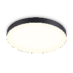 Потолочный светодиодный светильник Ambrella light FV5537 BK черный LED 90W 3000K D600*58 (Без ПДУ), фото10
