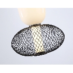 Подвесной светодиодный светильник Ambrella light LH11007 BK/FR черный/белый матовый 15W 3000K D220*350, фото5