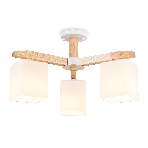 Светильник Ambrella light TR83115/3 WH/LW белый/светлое дерево E27/3 max 40W D580*320, фото8