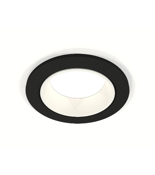 Комплект встраиваемого светильника Ambrella light XC6513001 SBK/SWH черный песок/белый песок MR16 GU5.3 (C6513, N6110)