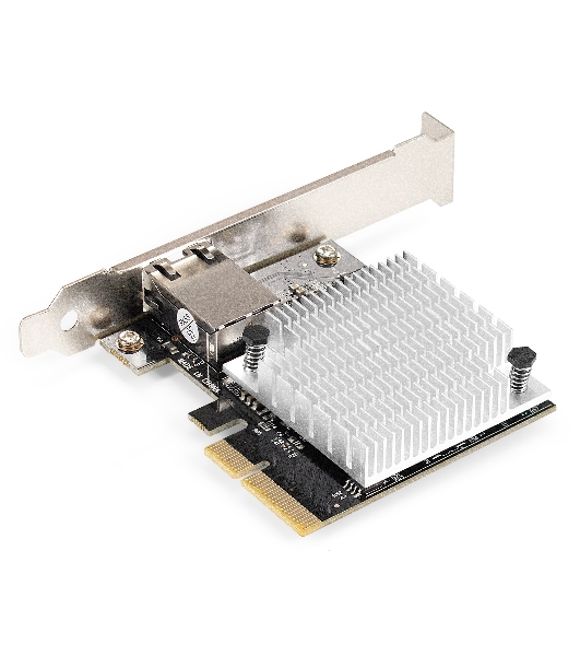 Сетевой адаптер ExeGate EXE-107S (PCI-E x4 v3.0, 1xRJ45, UTP 100Mbps/1000Mbps/2.5Gbps/10Gbps Marvell AQC107S)