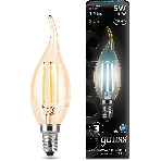 Лампа светодиодная филаментная Gauss Filament 5Вт цок.: E14 свеча 220B св. свеч. бел. нейт. (упак.: 10 шт), фото5