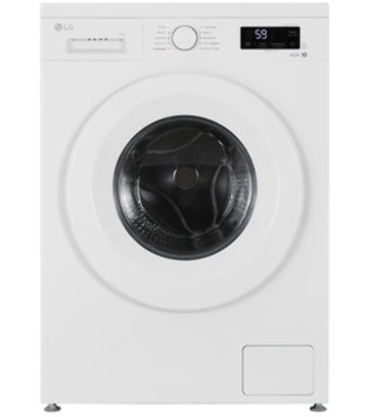 Стиральная машина LG F2Y1HS3W белый, загрузка фронтальная 7 кг, 1200 об/мин., класс: А