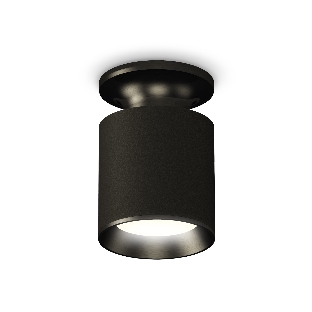 Светильник Ambrella Light XS6302100 SBK/PBK черный песок/черный полированный MR16 GU5.3 (N6902, C6302, N6103)