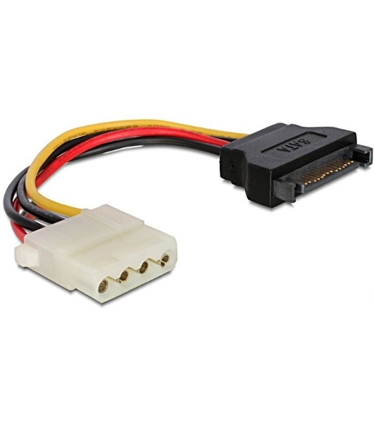 Кабель питания SATA Cablexpert CC-SATA-PS-M, 15 см, sata 15pin/molex 4pin, пакет