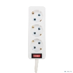 Удлинитель PROconnect 3 гнезда, 10 м, 3х0.75 мм², с/з, с кнопкой, белый, фото4