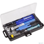 Набор для пайки Rexant (паяльник 8 Вт, оловоотсос, подставка, припой, отвертка, интрумент для монтажа), фото3