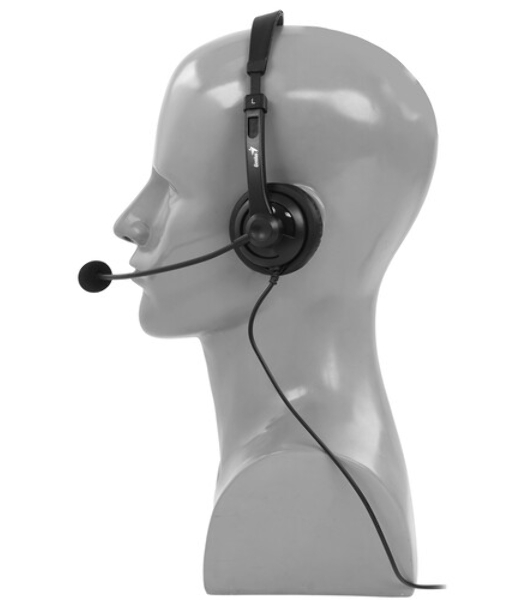 Гарнитура Genius HS-230U чёрный, проводная, USB Type-C
