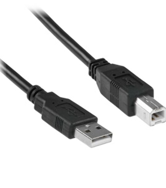 Кабель USB Defender USB 2.0 AM-BM 30AWG, никель, 5м 1