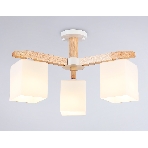 Светильник Ambrella light TR83115/3 WH/LW белый/светлое дерево E27/3 max 40W D580*320, фото6