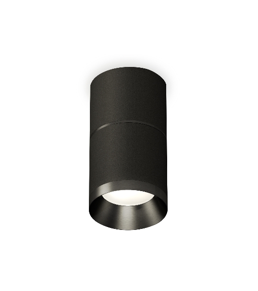Светильник Ambrella Light XS7402161 SBK/PBK черный песок/черный полированный MR16 GU5.3 (C7402, A2071, C7402, N7031)