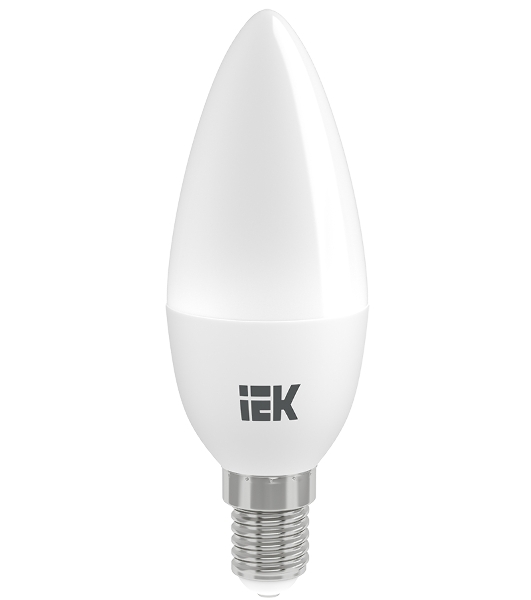 Лампа светодиодная IEK LLE-C35-7-230-40-E14 ECO C35 свеча 7Вт 230В 4000К E14