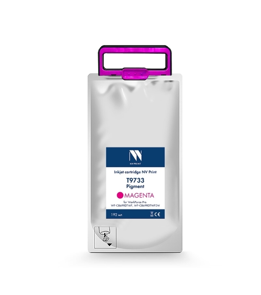 Картридж струйный NVPrint T9733 (NV-C13T973300) Magenta для Epson WorkForce Pro WF-C869RDTWF (RIPS), WF-C869RDTWFSW (22 000 стр)