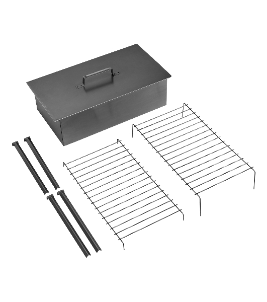 Коптильня Palisad Camping двухъярусная 500x270x175 мм, 0,8 мм, с поддоном, на ножках