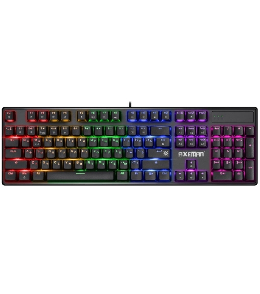 Клавиатура Defender Axeman GK-302 проводная, USB Type-A, чёрный