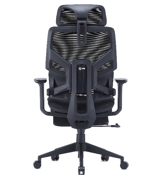Кресло Cactus CS-CHR-MC01-BK черный, сетка, подголовник