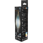 Лампа светодиодная филаментная Gauss Filament 5Вт цок.: E14 свеча 220B св. свеч. бел. нейт. (упак.: 10 шт), фото3