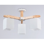 Светильник Ambrella light TR83115/3 WH/LW белый/светлое дерево E27/3 max 40W D580*320, фото5