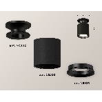 Светильник Ambrella Light XS6302100 SBK/PBK черный песок/черный полированный MR16 GU5.3 (N6902, C6302, N6103), фото2