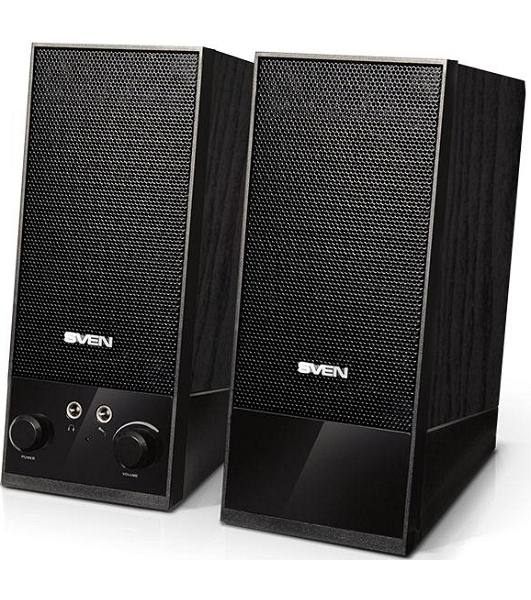Акустическая система SVEN SPS-604 2.0 черный 4Вт