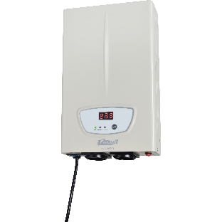 Стабилизатор POWERMAN AVS 2000S, ступенчатый регулятор, цифровые индикаторы уровней напряжения, 2000ВА