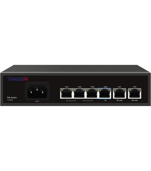 Коммутатор Trassir TR-NS1206-65-4PoE